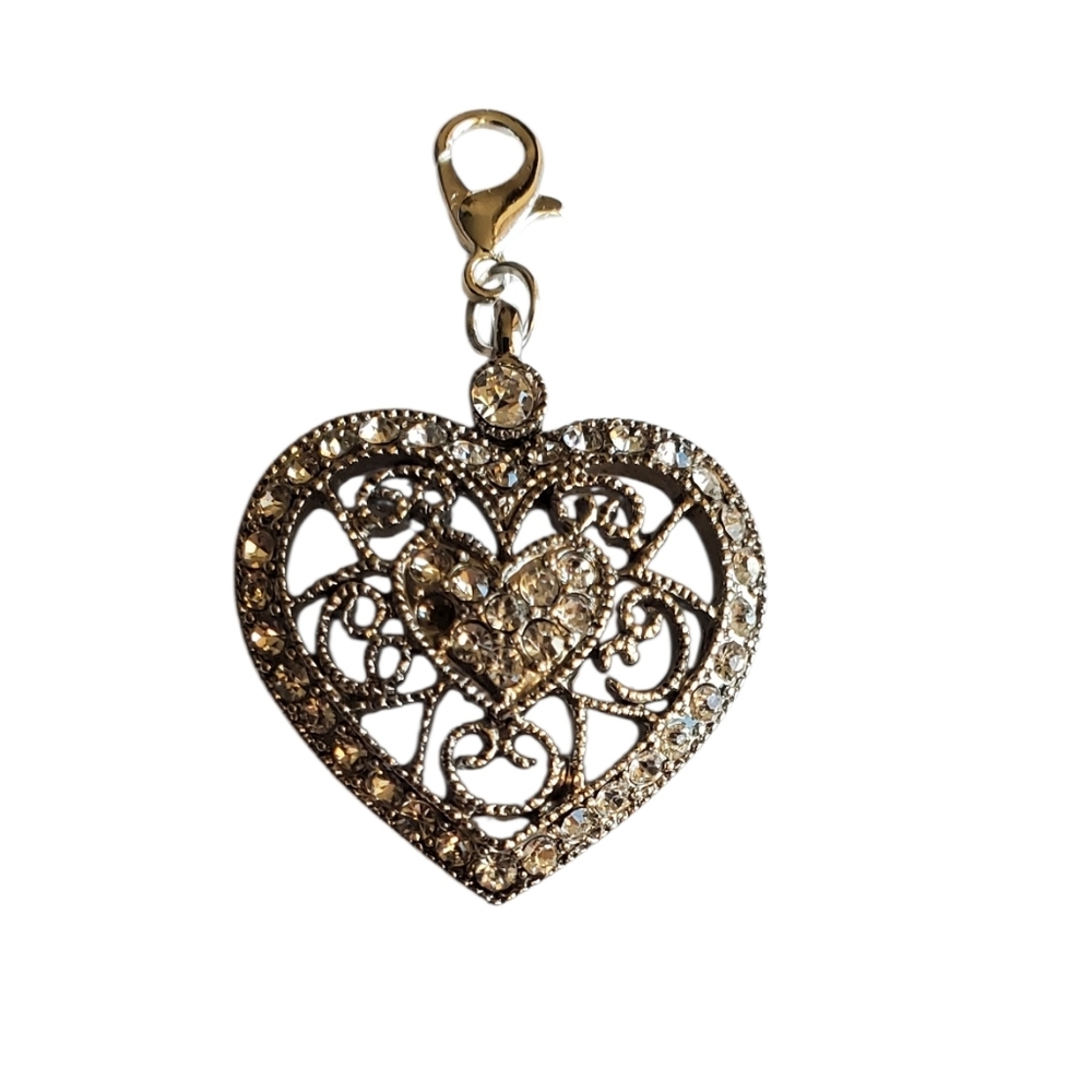 Vtg. Monet Heart Charm/ "FREE" Add On in your Bundle